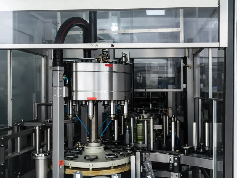 Monobloco automático rotativo Krones, enclausurado